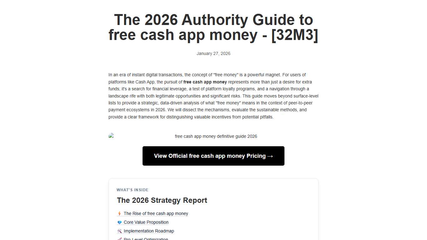 The 2026 Authority Guide to free cash app money - [32M3] – sportsnaut